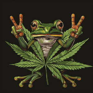 genxstyled_27538_a_green_frog_giving_the_peace_sign_sitting_on__4c1ba63e-1b13-481a-8fa1-eb2306...png