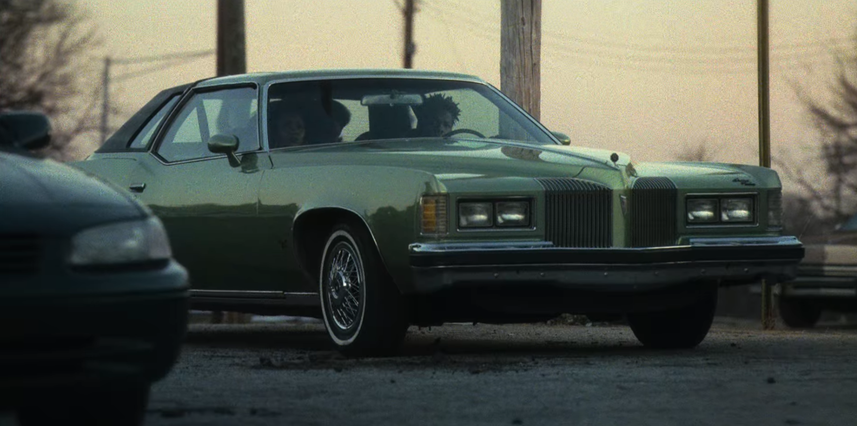 A vintage 1976 car stole the show in They Cloned Tyrone